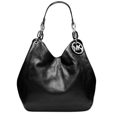 michael kors damen fulton kuriertasche schwarz black 1.9x10 2x21 centimeters|michael kors large shoulder tote.